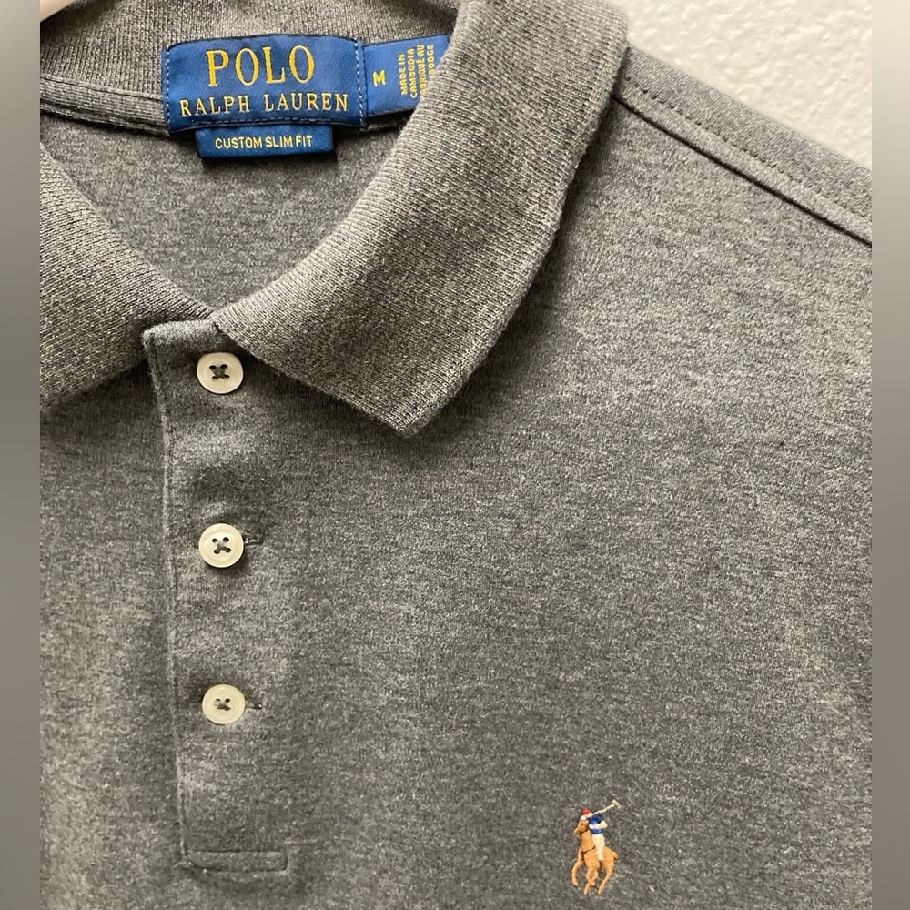 Polo Ralph Lauren Men M Custom slim fit polo shirt